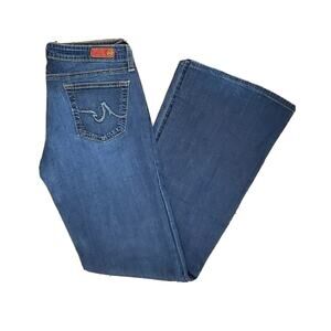 ADRIANO GOLDSCHMIED AG WOMENS THE CLUB BLUE JEANS - SIZE 28x30.5 BOOTCUT DENIM